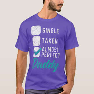 T-shirt Papa presque parfait Fête des pères Meilleur P