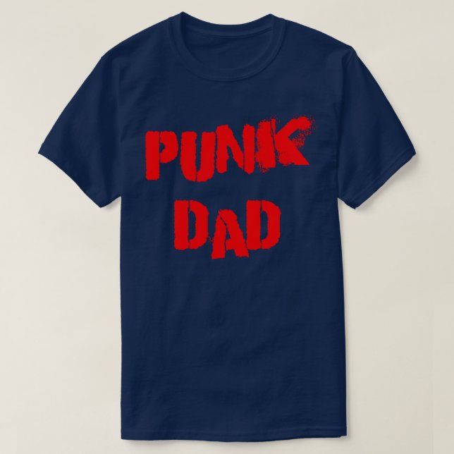 T-shirt Papa punk (Design devant)