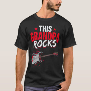 T-shirt Papa retraité homme joueur de guitare guitariste r