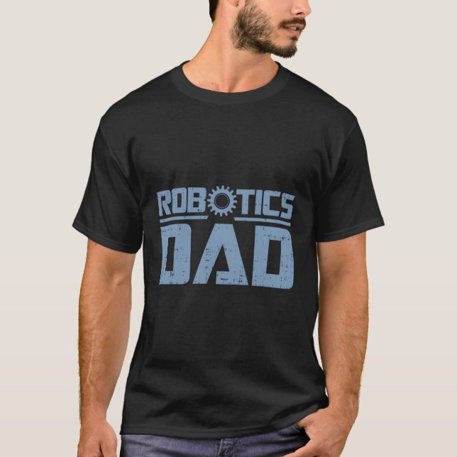 T-shirt Papa robotique (Devant)