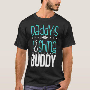 T-shirt Papa S Pêche Buddy Amusant Père Enfant Corresponda