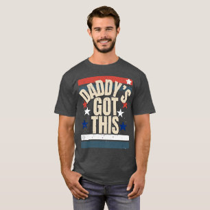 T-shirt « Papa s'en charge » - Drôle de rétro vint