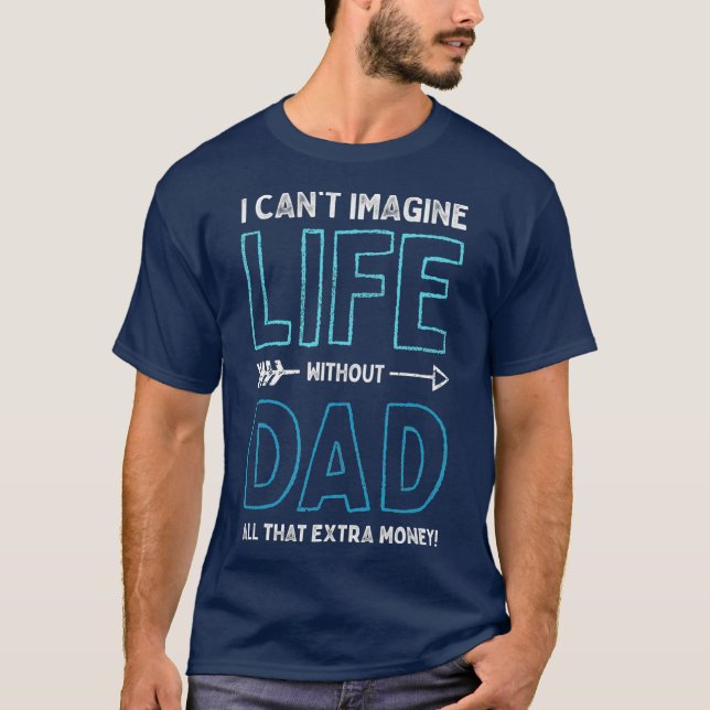 T-shirt Papa sera papa pour la première fois (Devant)