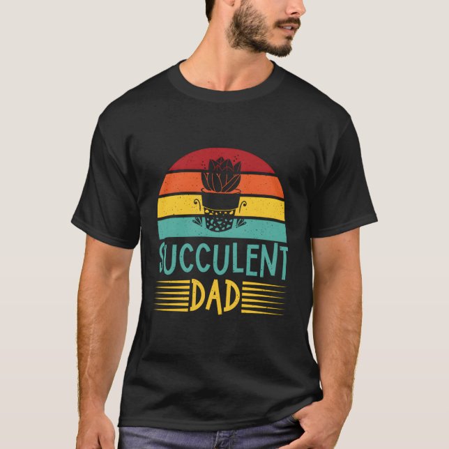 T-shirt Papa Succulent (Devant)