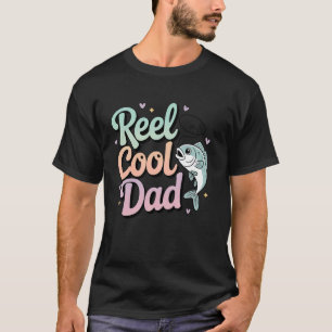 T-shirt Papa super cool drôle de jeu de mots sur la pêche