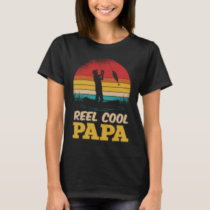 T-shirt Papa super cool drôle pêcheur papa pun pêche