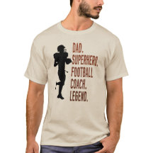 Papa Superhero Football entraîneur Légende Fête de