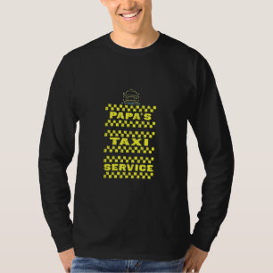 T-shirt Papa Taxi Chauffeur de taxi Taxi Service de transp