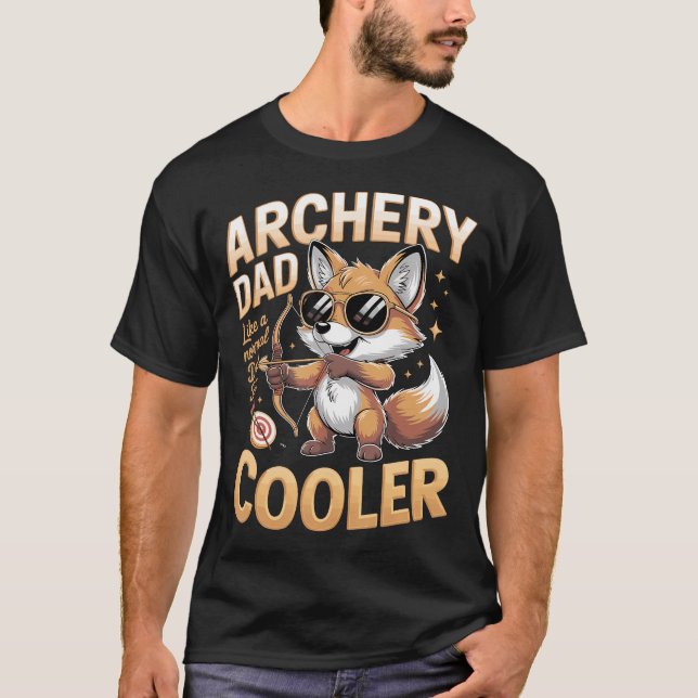 T-shirt Papa Tir à l'Arc Comme Un Papa Normal Mais (Devant)