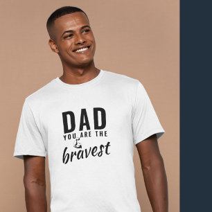T-shirt Papa, tu es la fête du Père le plus courageux