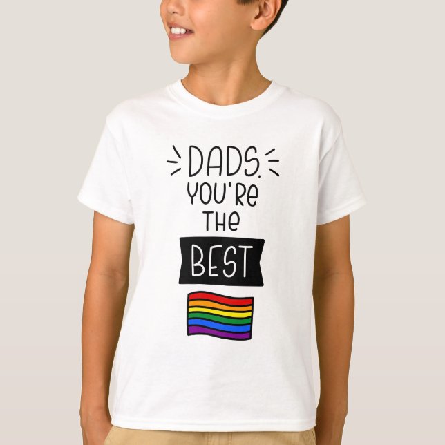 T-shirt Papa, tu es la meilleure des Fêtes des pères (Devant)
