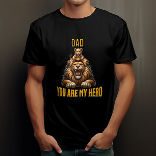 T-shirt Papa, tu es mon héros