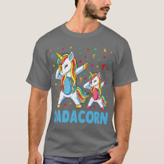 T-shirt Papa Unicorn Daddycorn Fête des pères Papa Hommes