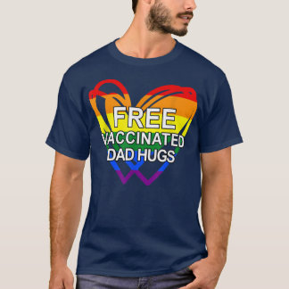 T-shirt Papa Vacciné Gratuit Accrocs Lgbt Heart 2344