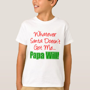 T-shirt Papa vaut mieux que Père Noël