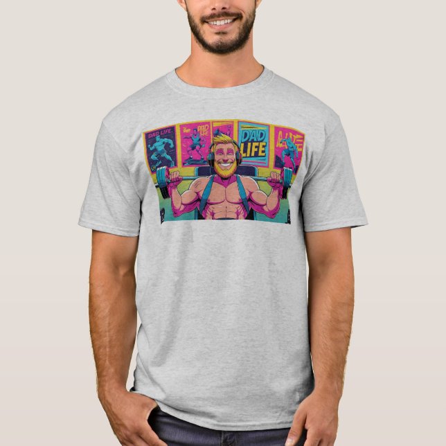 T-shirt Papa, vie (Devant)