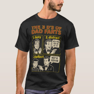 T-shirt Papa Vintage Pet Fart Drôle Fête des Pères Pet Hum