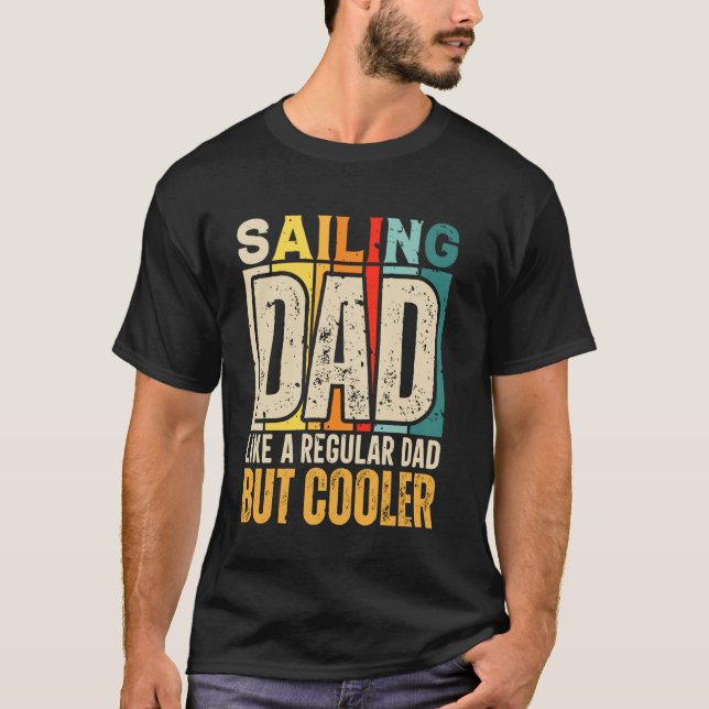 T-shirt Papa Voilier Drôle Voile Papa Comme Un Regula (Devant)
