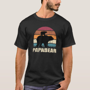 T-shirt Papabear Daddy Bear Family Baby Newborn Bear Papa