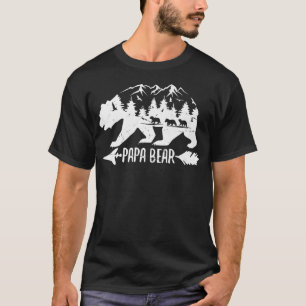 T-shirt Papabear Papa Bear with Baby Daddy Dad Fathers Day