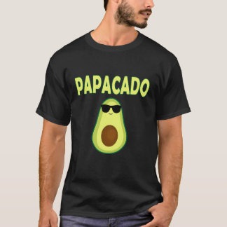 T-shirt Papacado Drôle Avocado Papa Fête des pères Père Pa