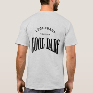T-shirt Papas Légendaires Cool – Conception de Typographie