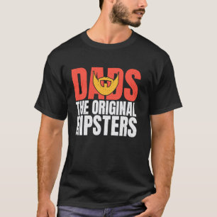 T-shirt Papás les hipsters originaux Papa
