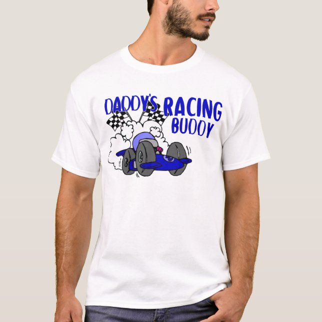 T-shirt Papa's Racing Buddy (Devant)