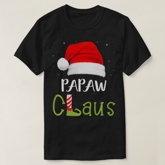 T-shirt Papaw Claus Family Group Correspondant Pyjama Cool (Design devant)