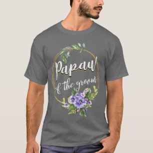 T-shirt Papaw du marié fête de mariage enterrement de vie