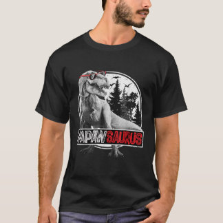 T-shirt Papaw saurus T rex Dinosaur Papaw Saurus Père s