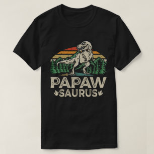 T-shirt Papawsaurus Dinosaur Grandpa Saurus Fête des pères