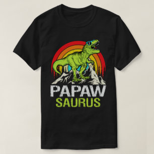 T-shirt Papawsaurus Dinosaur Grandpa Saurus Fête des pères