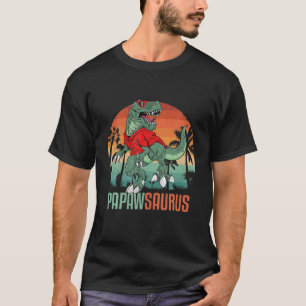 T-shirt Papawsaurus T Rex Papaw Saurus Dinosaur portant le