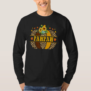 T-shirt Papaye Papaye Léopard Tournesol Soleil Automne Act