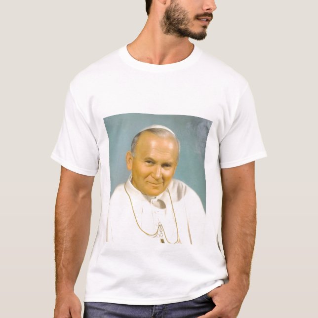 T-shirt Pape Jean Paul II e (Devant)