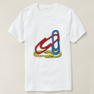 T-shirt Paperclips colorés