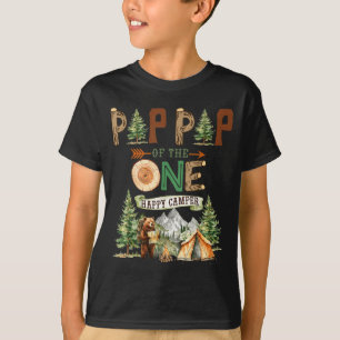 T-shirt Papi du seul joyeux campeur 1er anniversaire