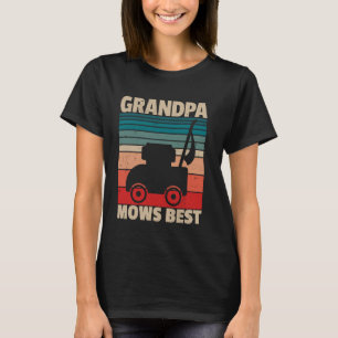 T-shirt Papi Passe la Tondeuse Meilleur Tondeuse à Gazon R