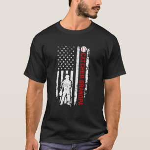 T-shirt Papi receveur de baseball d'un receveur de basebal