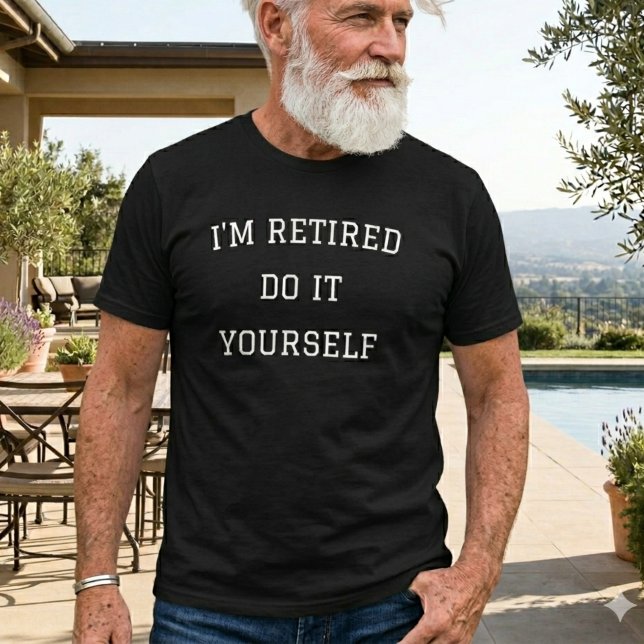 T-shirt Papi retraite simple drôle (Créateur téléchargé)