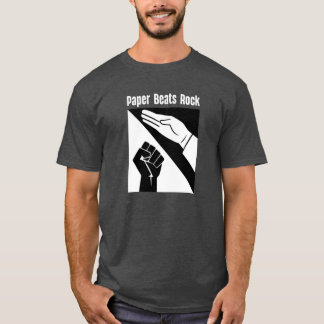 T-shirt Papier Beats Rock