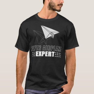 T-shirt Papier cool Avion Expert Funky Origami Plane