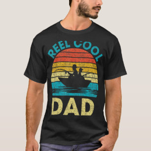 T-shirt Papier Cool Papa Fête des Pères Pour Papa Pêcheur