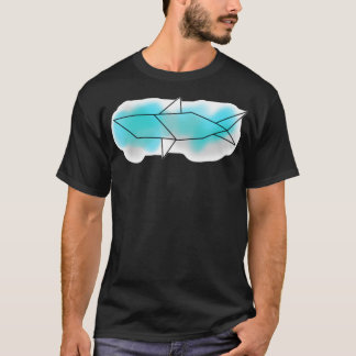 T-shirt Papier d'aquarelle requin