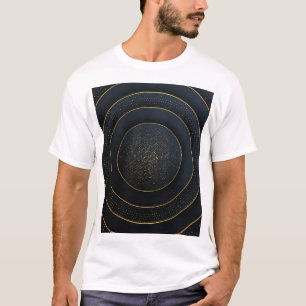 T-shirt Papier de luxe coupé : Golden Gradient.