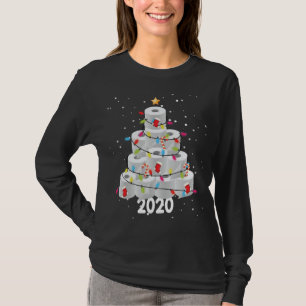 T-shirt Papier de toilette Arbre de Noël laid Famille de N