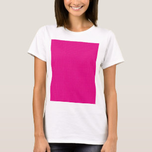 T-shirt Papier d'emballage à pois rouge et rose avec unifo