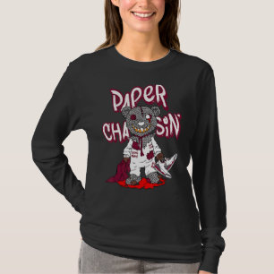 T-shirt Papier d'ours Chasin Cardinal Red 3 s Correspondan