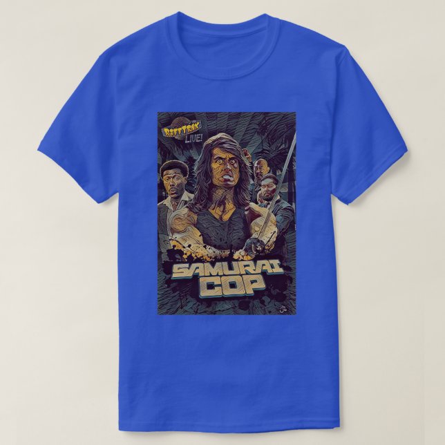T-shirt Papier peint de la Coupe Samurai (Design devant)
